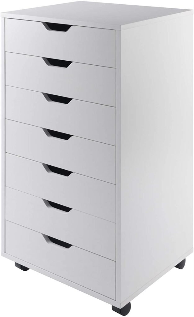 Winsome Halifax 7 drawer Storage Cart Easily Accessible Storage in your Home Office 9 Winsome Halifax 7 drawer Storage Cart Easily Accessible Storage in your Home Office