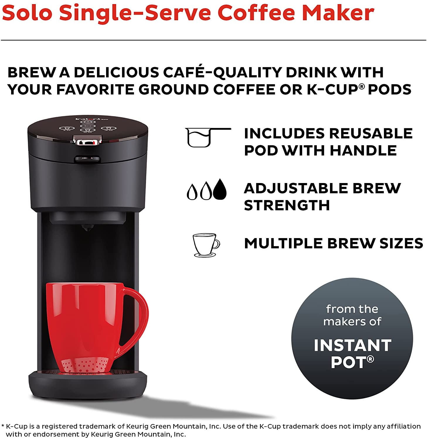 Walmart Instant Solo Coffee Maker vs Instant Pot Solo Single Serve