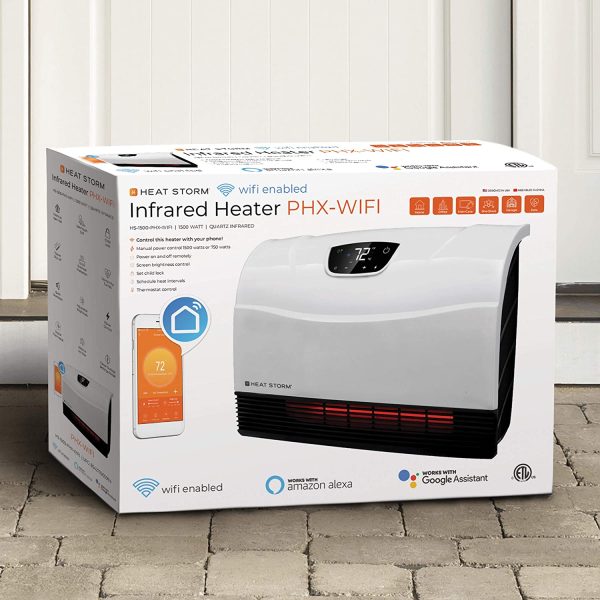 Heat Storm Wall Mounted WIFI Infrared Heater HS-1500-PHX 4