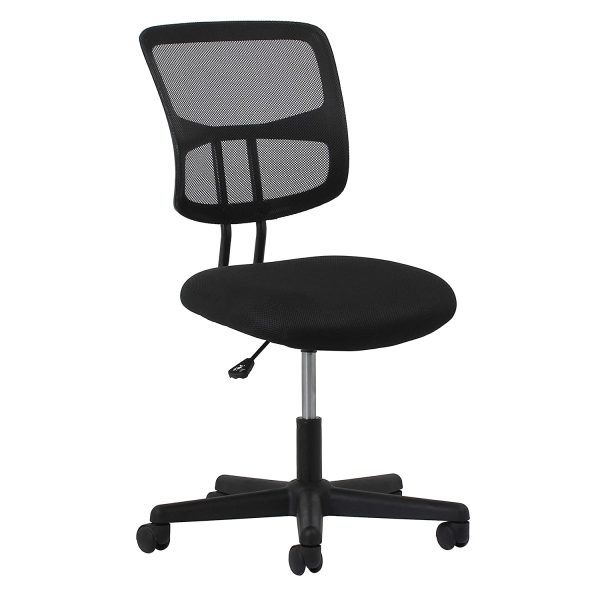 Armless Task Chair Swivel Mesh Back OFM ESS Collection 2