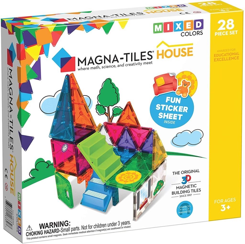 Magna-Tiles House Set Creative Open-Ended Play Ages 3 Years+