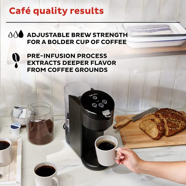 Single-Serve Coffee Maker with Reusable Coffee Pod 2