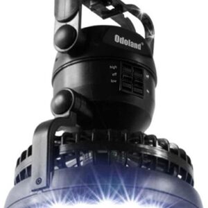 Odoland Portable Camping LED with Fan - Hurricane Emergency Survival Kit