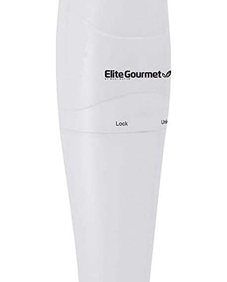 Elite Gourmet Electric Immersion Mixer Chopper 1-Touch Control Hand Blender