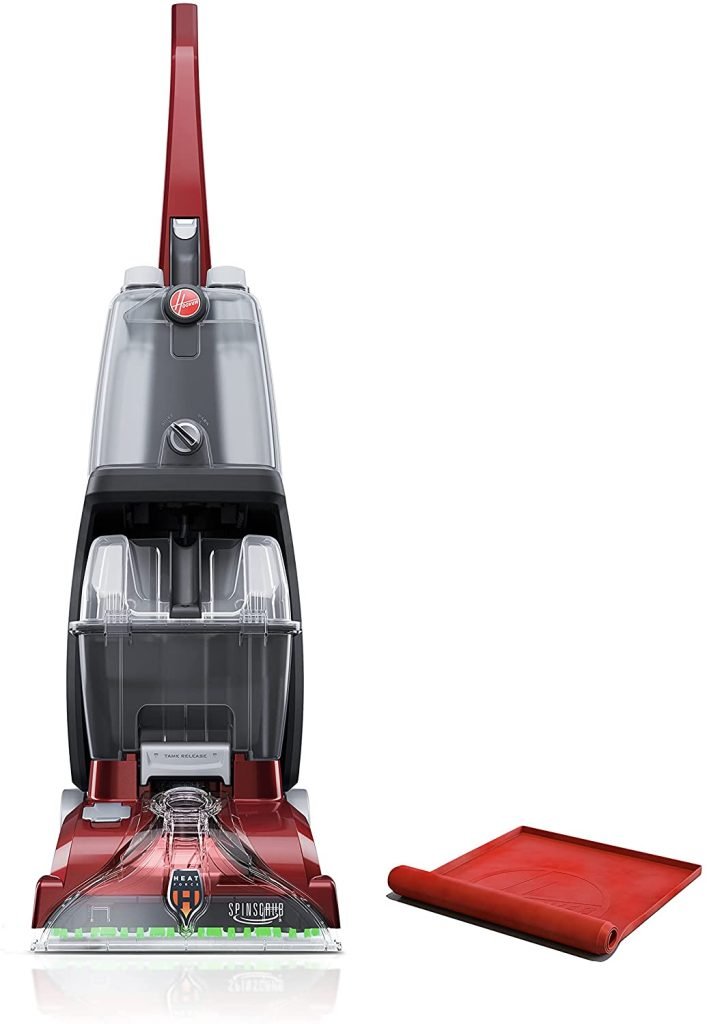 Hoover Power Scrub Deluxe Carpet Cleaner Machine with Storage Mat, FH50150B