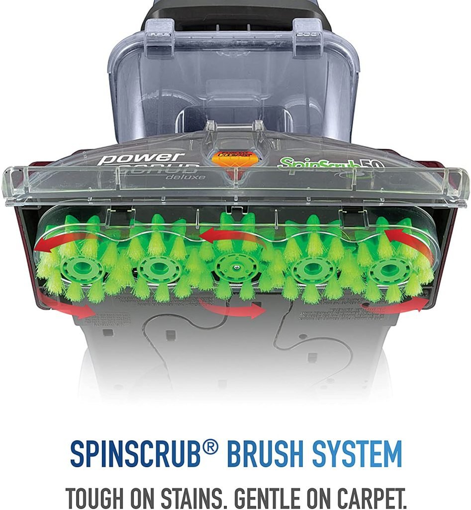 Hoover Power Scrub Deluxe Carpet Cleaner Machine with Storage Mat, FH50150B