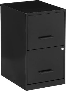 Lorell 14341 18 Deep 2-Drawer File Cabinet