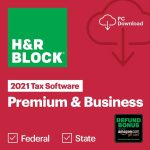 H&R Block Tax Software Premium & Business 2021
