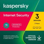  Kaspersky Internet Security 2022 | 3 Devices | 3 Years | PC/Mac/Android | Online Code