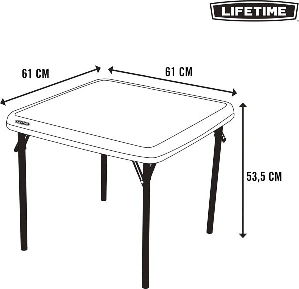 Lifetime 80425 Kids Folding Table Ideal for Painting, Playdough, Snack Time, 24” 5