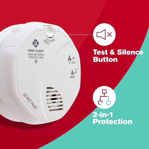First Alert Powered Alarm SCO5CN Combination Smoke and Carbon Monoxide Detector 2