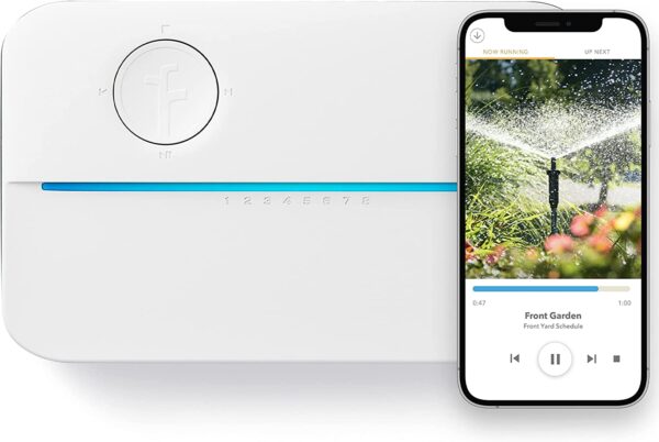 Rachio 3 Smart Sprinkler Controller, 8 Zone 3rd Generation, Alexa and Apple HomeKit Compatible 1