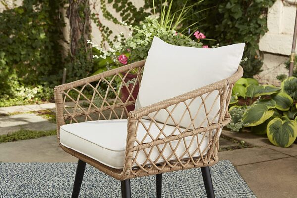 Hermosa 3 Piece Chat Set, Aluminum Frame, Perfect for Any Size Space - Image 2