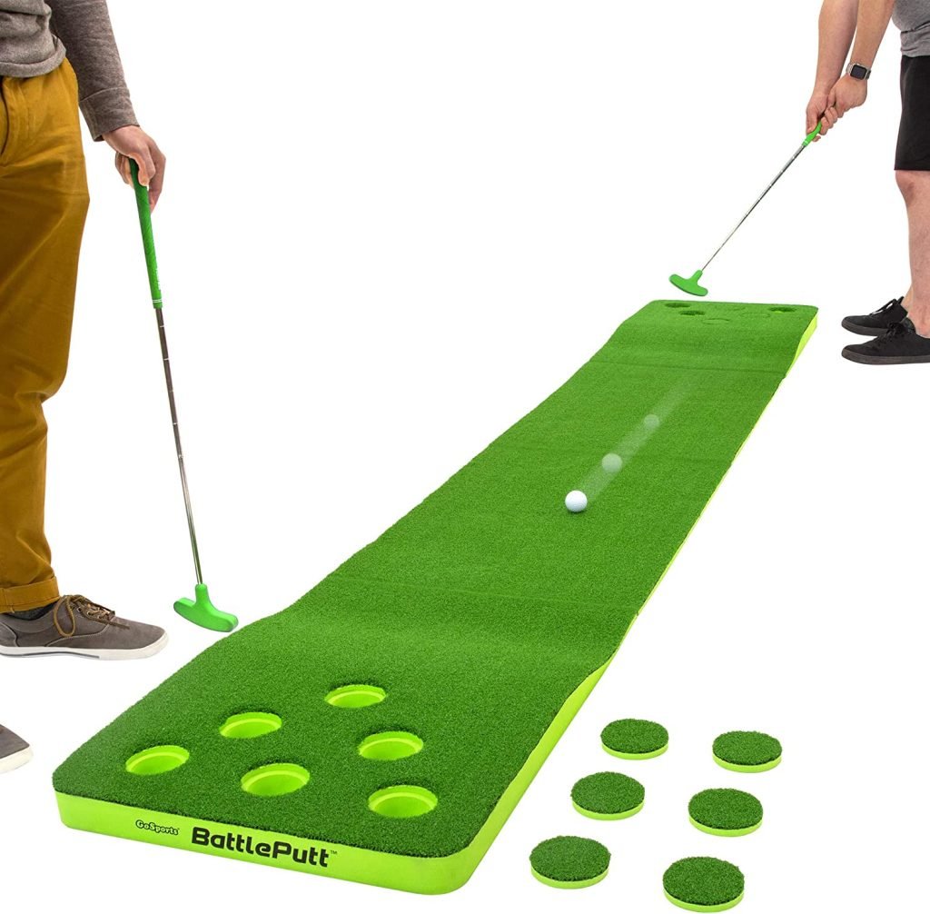 GoSports Battleputt Golf Putting Game, 2-on-2 Pong Style Play Perfect for 2-4 players