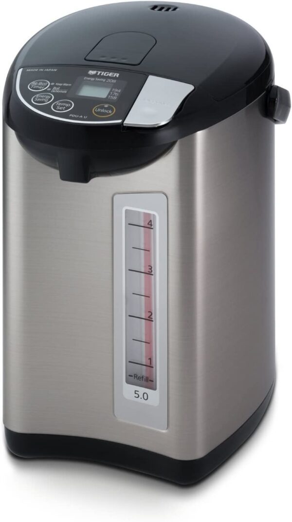 Tiger PDU-A50U-K Electric Water Boiler and Warmer, Easy Operation, 5.0-Liter 1