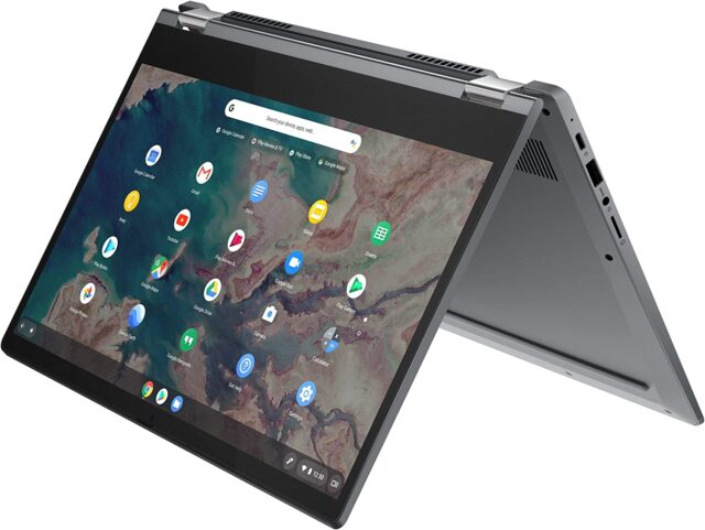 Lenovo Flex 5 Chromebook 2022 - 2-in-1 Laptop - Intel Celeron N5205U - 13.3" FHD Touch Display - 4GB RAM - 64GB Memory 2