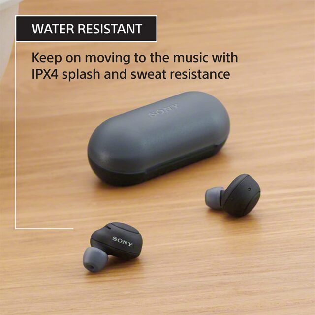 WF-C500 Sony Wireless Bluetooth Earbud with Mic and IPX4 water resistance, Black 5