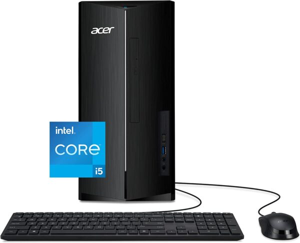 Acer Aspire Desktop PC TC-1760-UA92 | 12th Gen Intel Core i5-12400 6-Core Processor | 12GB 3200MHz DDR4 | 512GB NVMe M.2 SSD