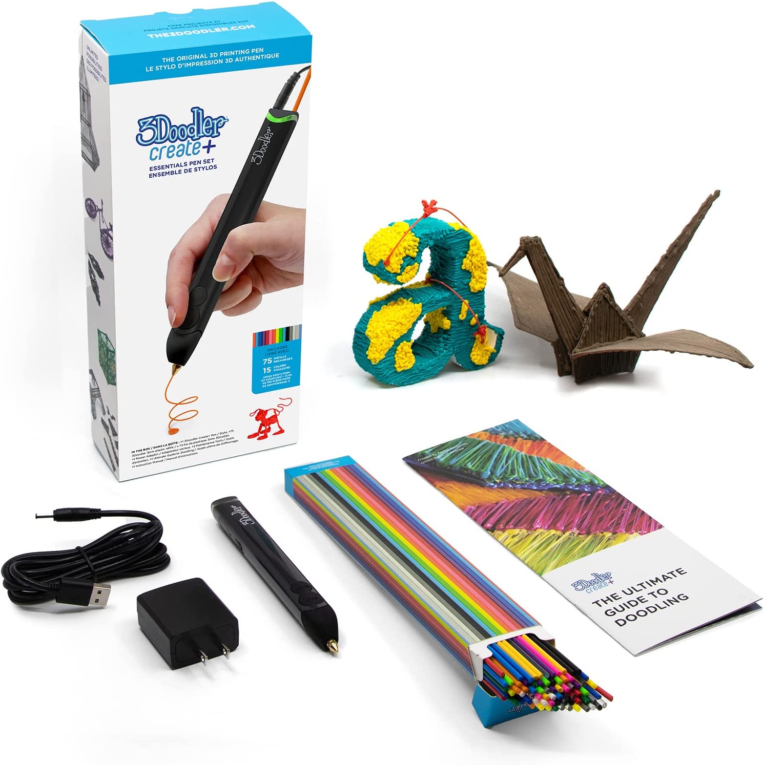 3Doodler Create+ 3D Printing Pen for Teens, Adults & Creators