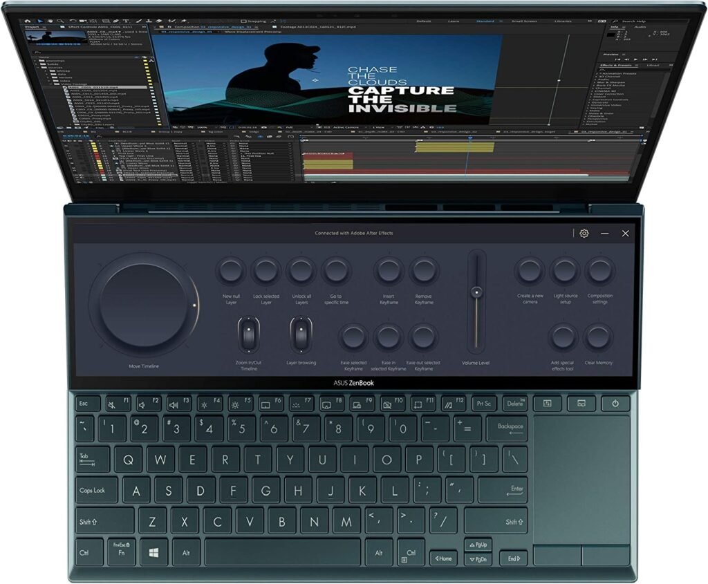 ASUS ZenBook Duo 14 laptop UX482 14” FHD Touch Display Core i5-1155G7, 8GB RAM, 512GB PCIe SSD