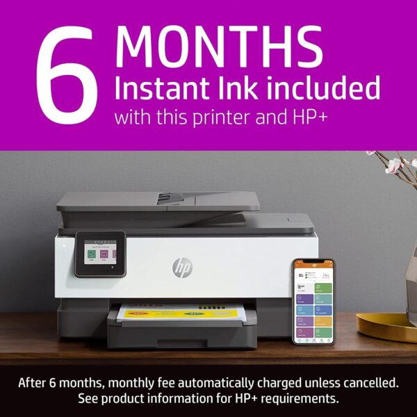 HP OfficeJet Pro 9018e Wireless Color All-in-One Printer with Bonus 6 Months Instant Ink 3