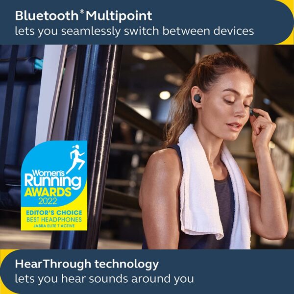 Jabra Elite 7 Active in-Ear Bluetooth Earbuds Active fit & Active Noise Cancellation 2