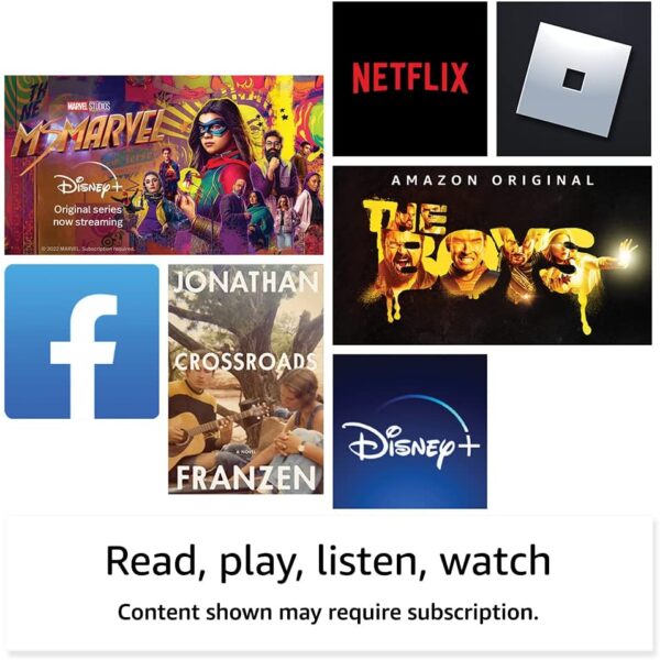 All-new Amazon Fire HD 8 tablet, 8” HD Display, 32 GB, 30% faster processor, designed for portable entertainment, (2022 release) 3