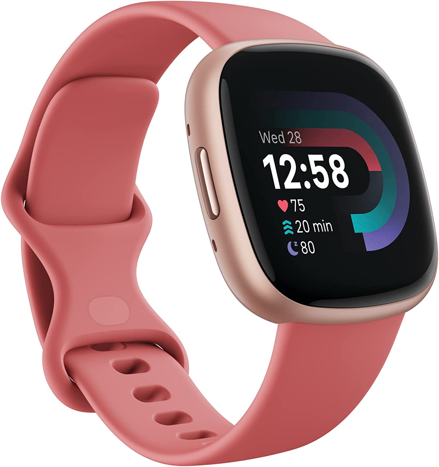 Fitbit Versa 4 Fitness Smartwatch, GPS, 24/7 Heart Rate, 40+ Exercise Modes, Sleep Tracking 90