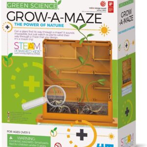 4M Green Science Grow-A-Maze Kit, Build A Plant Maze Science Kit, For Boys & Girls Ages 5+