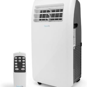 SereneLife 3-in-1 Portable Air Conditioner with Built-in Dehumidifier Function, Remote Control, 8,000 BTU