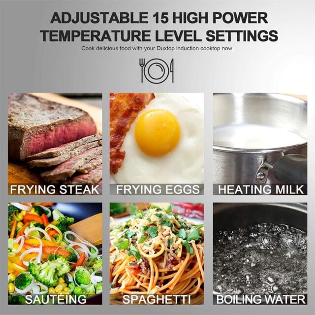 Duxtop Induction Cooktop 1800W Portable Countertop Burner 2