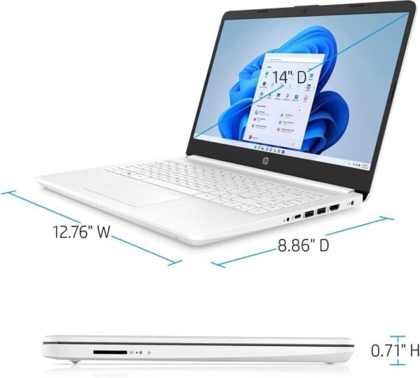 HP 2023 14-inch Laptop HD, Intel Celeron N4120, 8GB RAM, 320GB Storage - Image 5