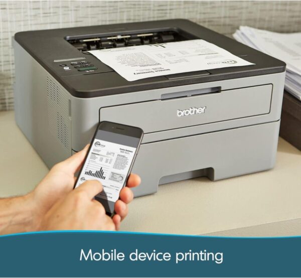 Brother Compact Monochrome Laser Printer, HL-L2350DW, Wireless Printing, Duplex Two-Sided Printing - Image 2