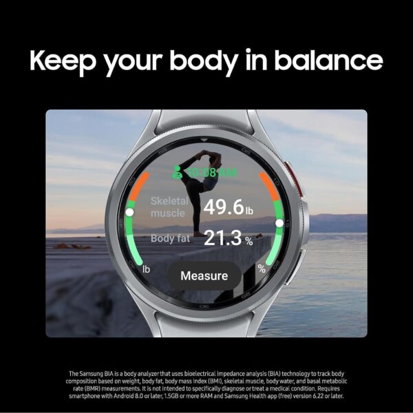 SAMSUNG Galaxy Watch 6 Classic 43mm Bluetooth Smartwatch w/ Rotating Bezel - Image 4