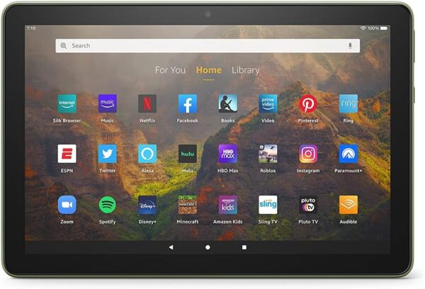 Amazon Fire HD 10 tablet, 10.1", 1080p Full HD, 32 GB, (2021 release), Olive 6