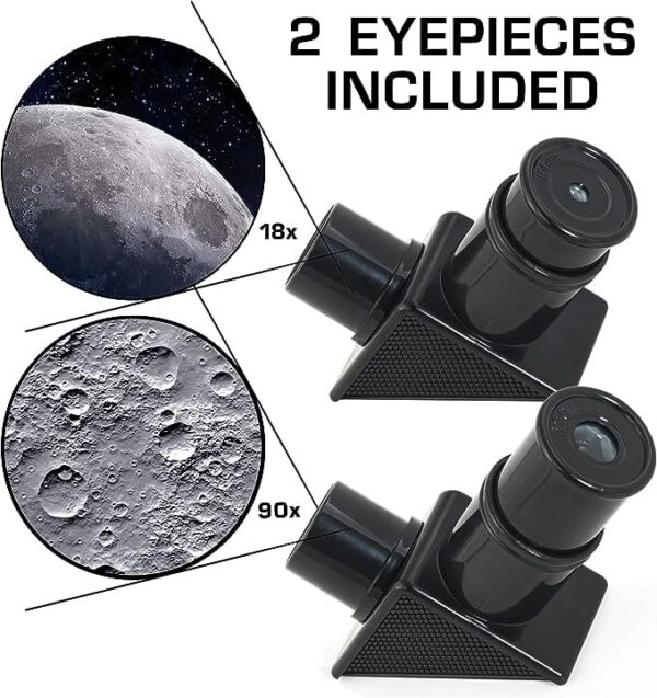 NASA Lunar Telescope for Kids Telescope for Astronomy - 90x Magnification - Image 4