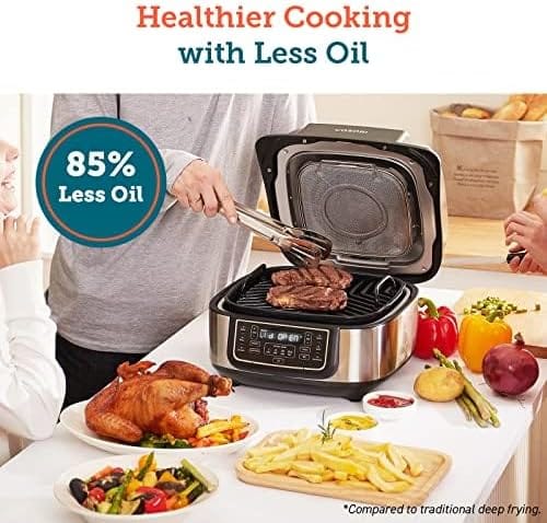 COSORI Electric Smokeless Indoor Grill & XL Smart Air Fryer Combo