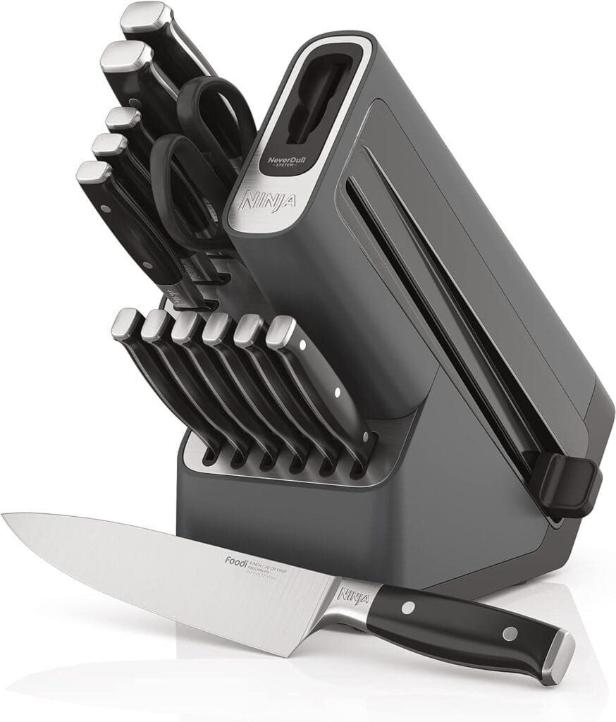Ninja K32014 Premium 14 Piece Knife Block Set with Built-in Sharpener