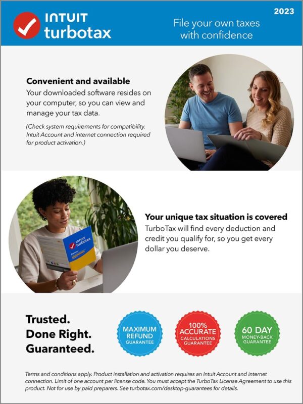 TurboTax Premier 2023 Tax Software, Federal & State Tax Return 3