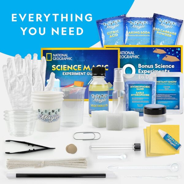 NATIONAL GEOGRAPHIC Science Magic Kit with 50 Unique Experiments and Magic Tricks - Image 4