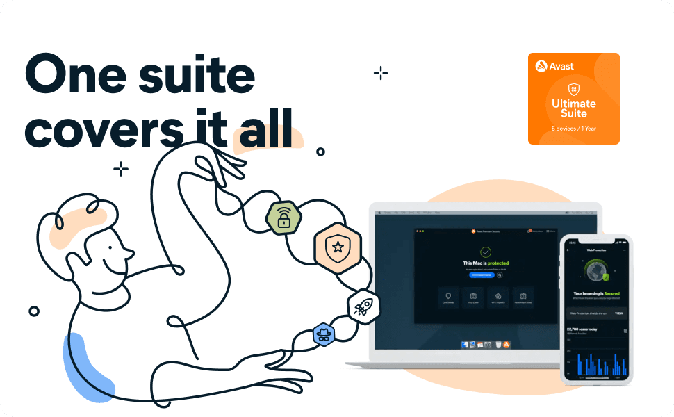 Antivirus, Cleaner, VPN
