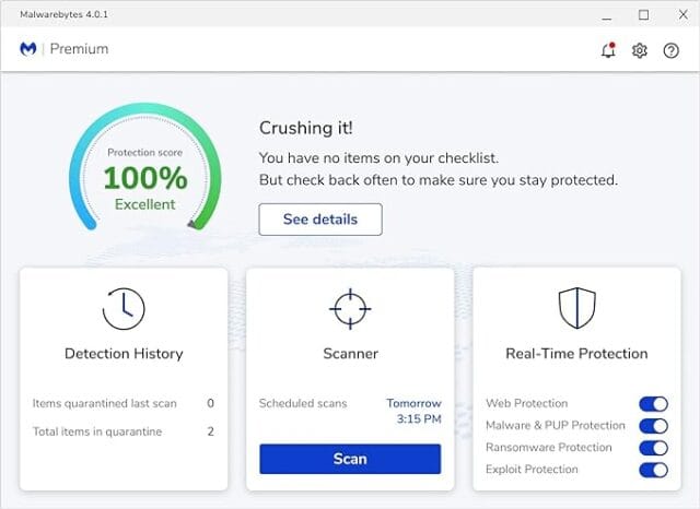 Malwarebytes Premium