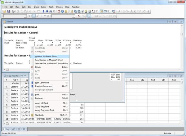Minitab v17.1 Statistics Software (for windows) - Image 2