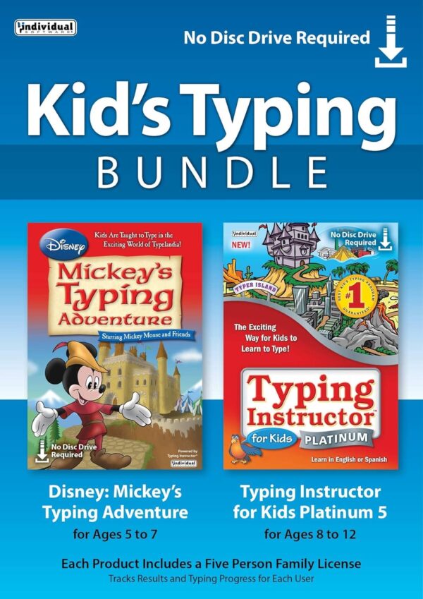Kids Typing Bundle, Typing Instructor for Kids [PC Download]