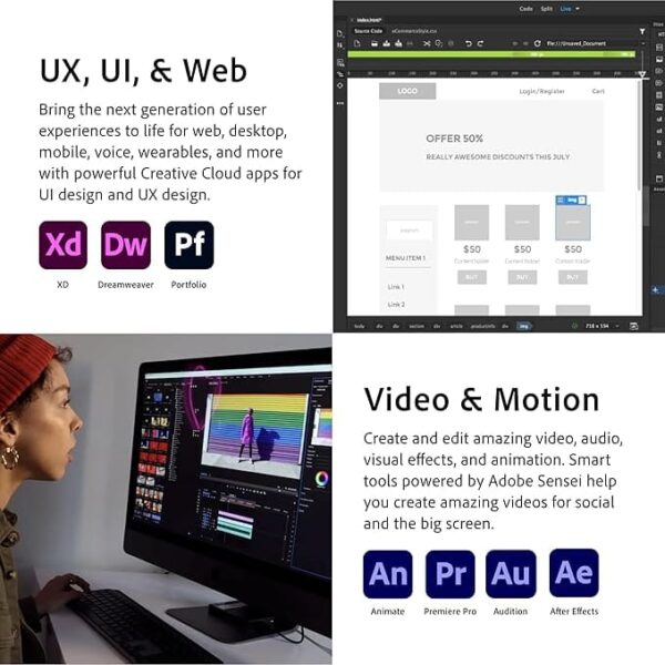 Adobe Creative Cloud | Entire Collection of Adobe Creative Tools Plus 100G Storage - Image 4