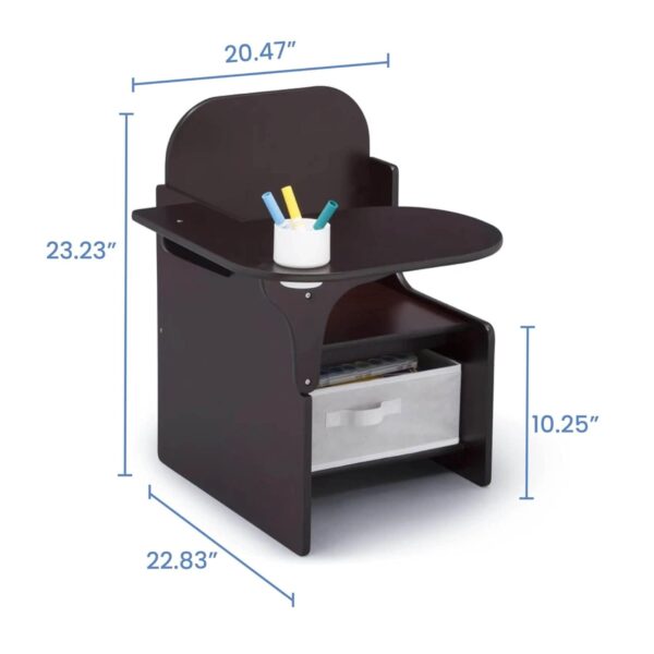 Delta Children MySize Chair Desk with Storage Bin - Image 3