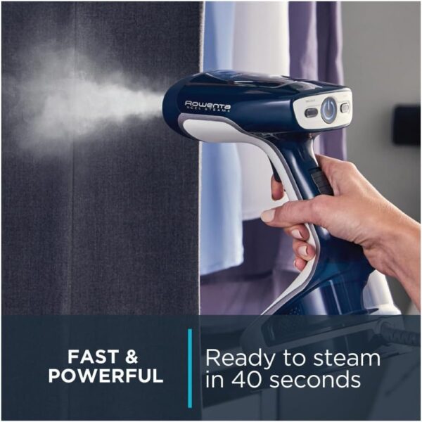 Rowenta X-Cel Handheld Steamer for Clothes 1600 watts 40-Second Fast Heat-Up - Image 2
