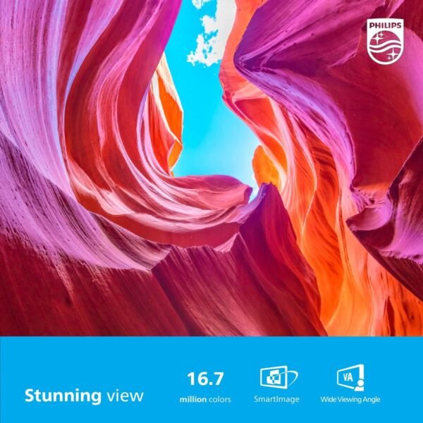 PHILIPS 22-inch Class Thin Monitor Full HD (1920 x 1080) 75Hz - Image 3