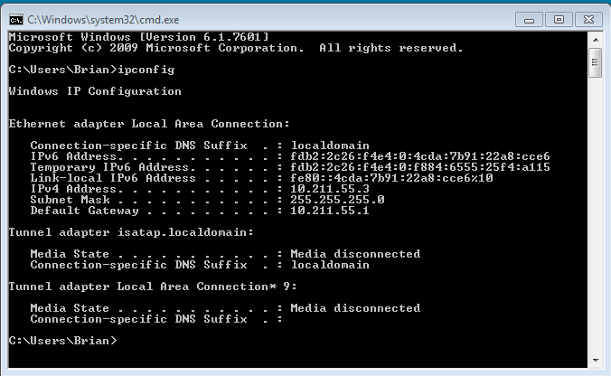 What is my ip address?