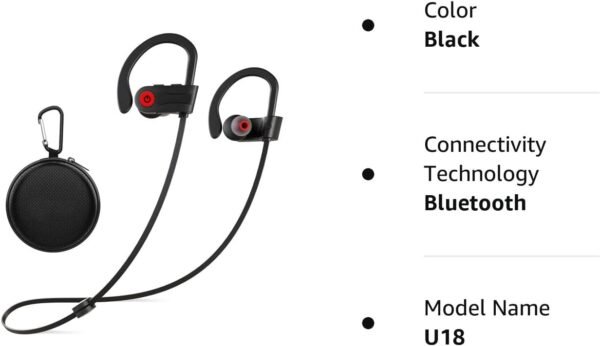 Otium Bluetooth Earbuds for Gym Running 15 Hours Playtime - Image 3